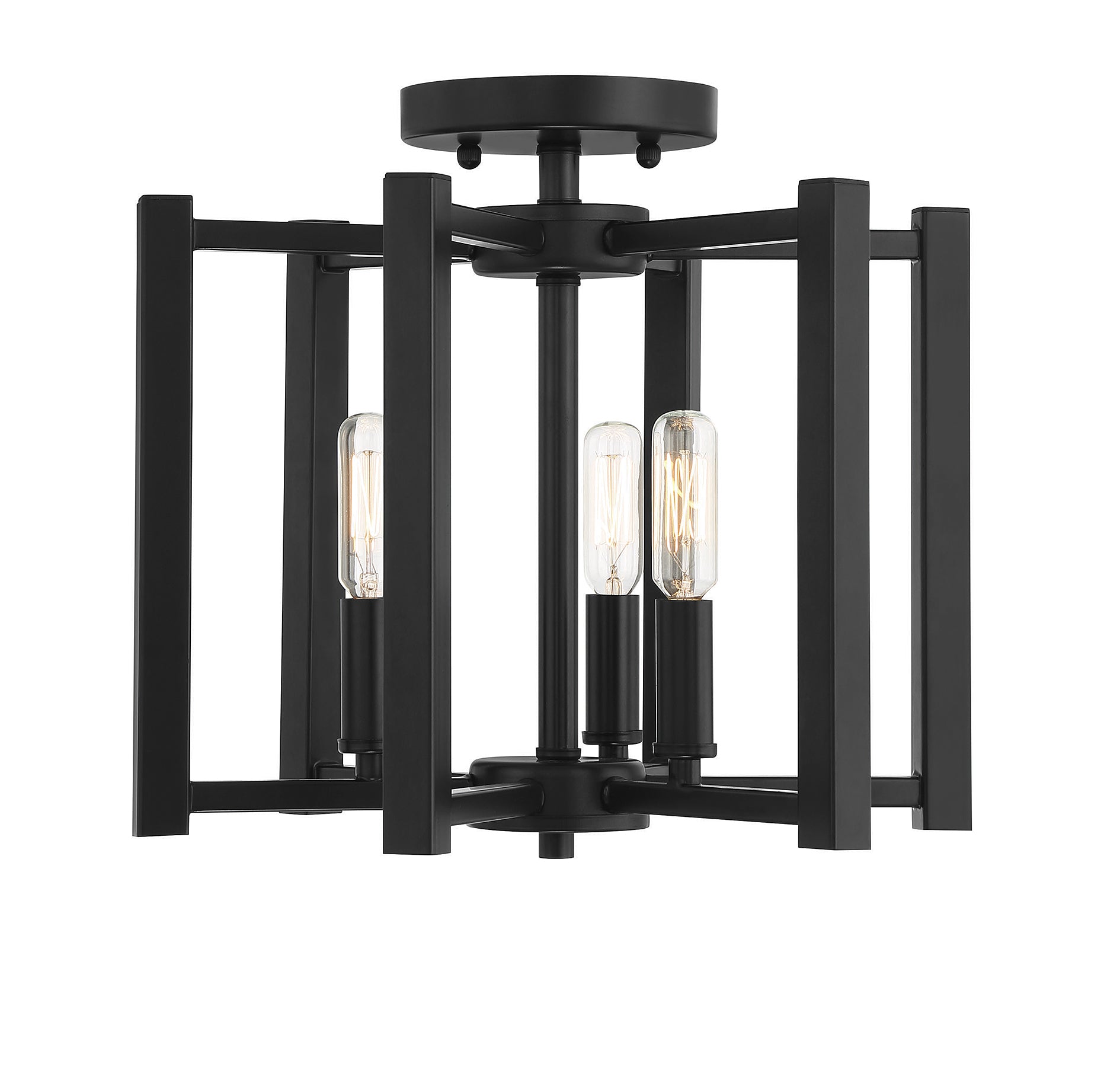 SAVOY HOUSE, BENSON SEMI-FLUSH, SEMI FLUSH MOUNT LIGHT