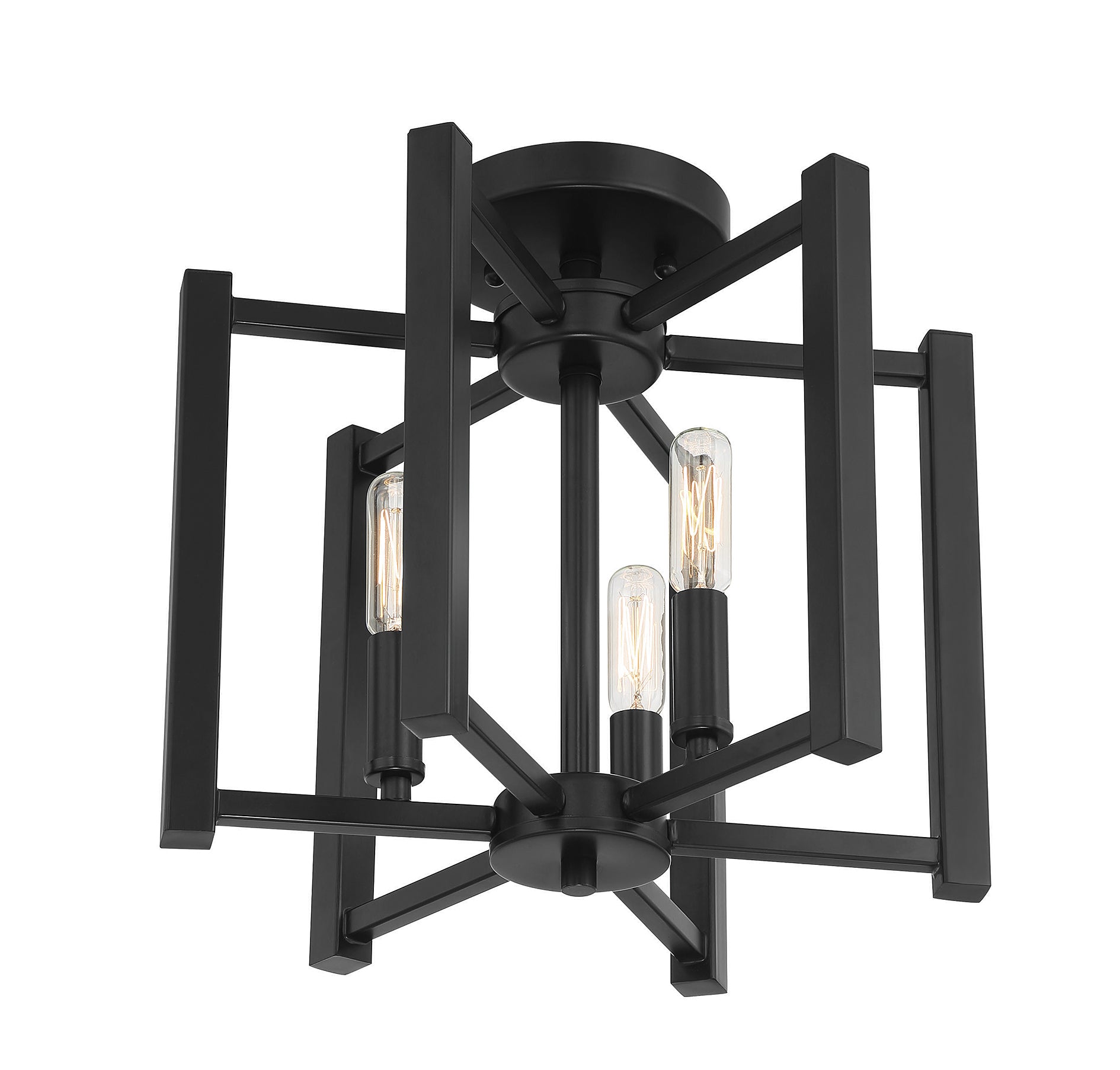 SAVOY HOUSE, BENSON SEMI-FLUSH, SEMI FLUSH MOUNT LIGHT