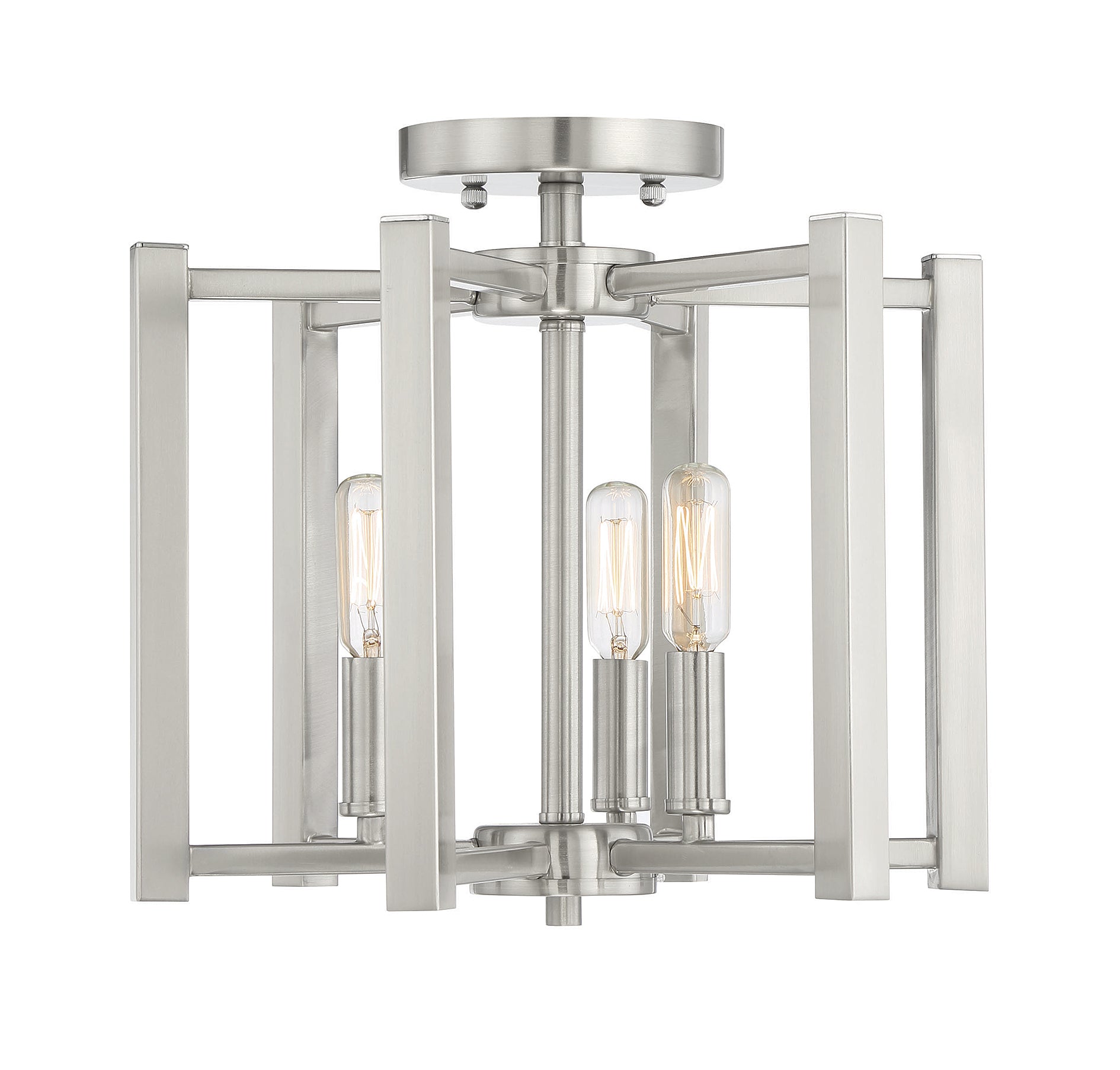 SAVOY HOUSE, BENSON SEMI-FLUSH, SEMI FLUSH MOUNT LIGHT