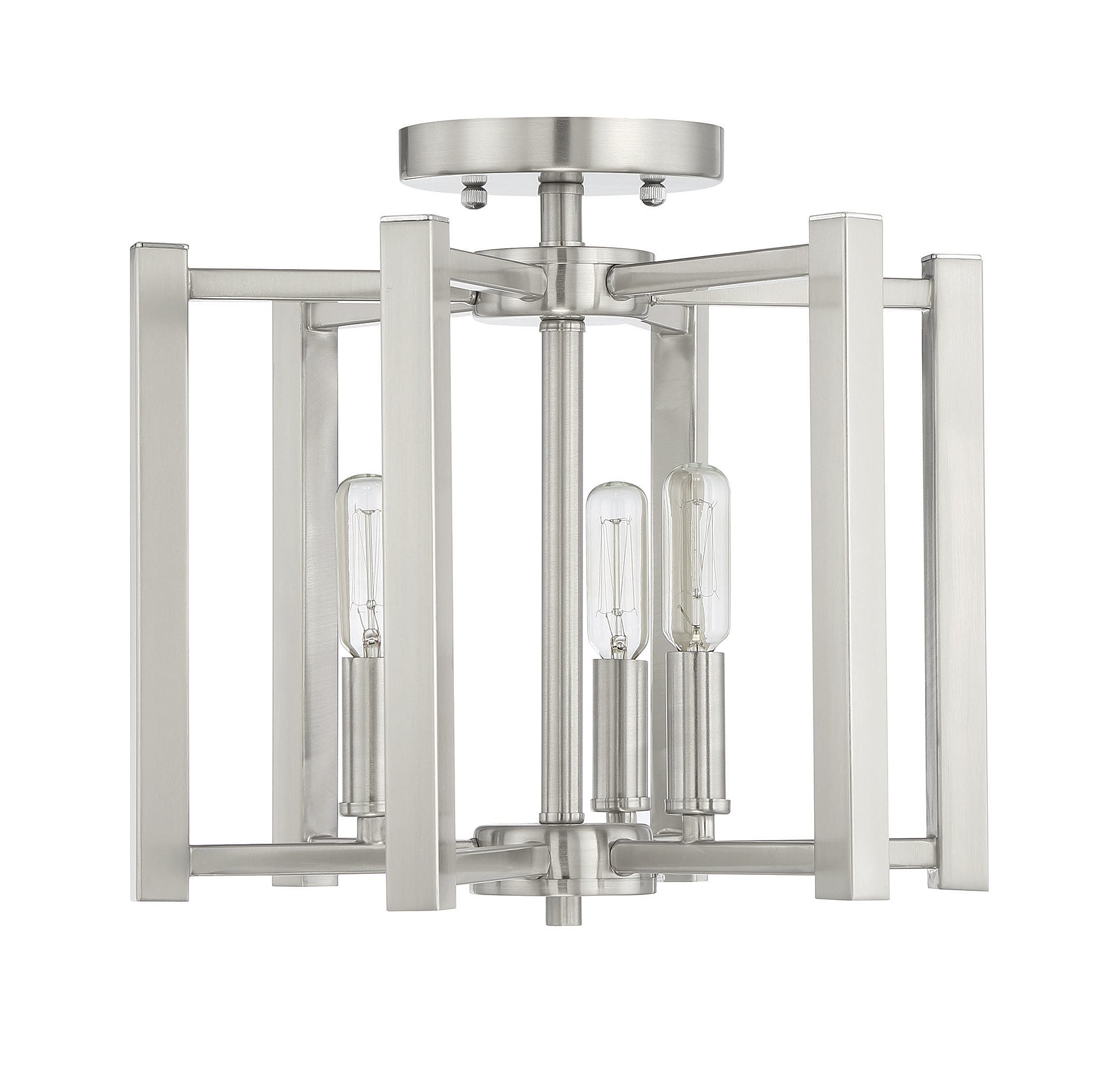 SAVOY HOUSE, BENSON SEMI-FLUSH, SEMI FLUSH MOUNT LIGHT