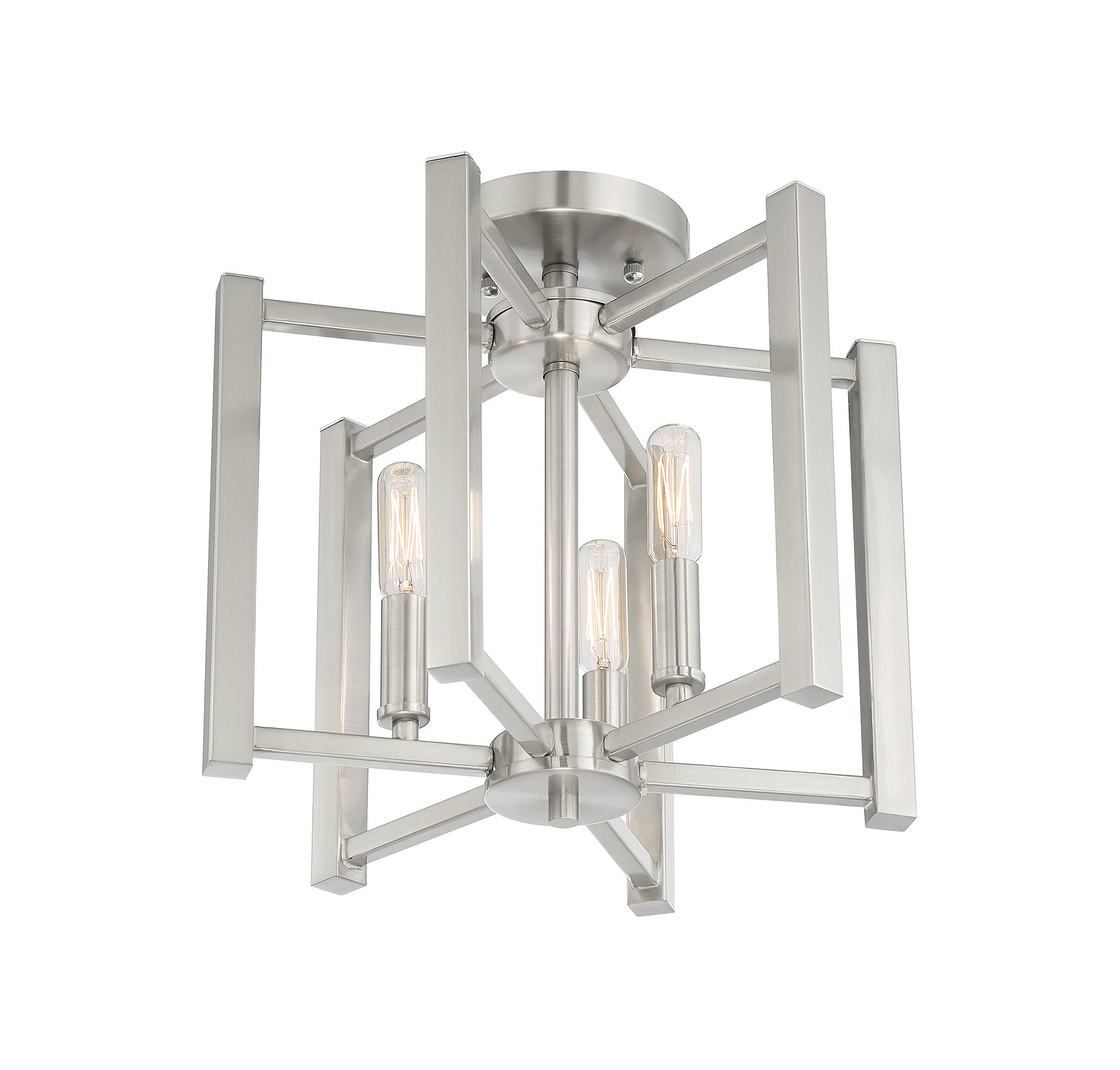 SAVOY HOUSE, BENSON SEMI-FLUSH, SEMI FLUSH MOUNT LIGHT