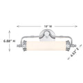 SAVOY HOUSE, KELLER BATH, BATH VANITY LIGHT