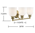 SAVOY HOUSE, MELROSE BATH, BATH VANITY LIGHT