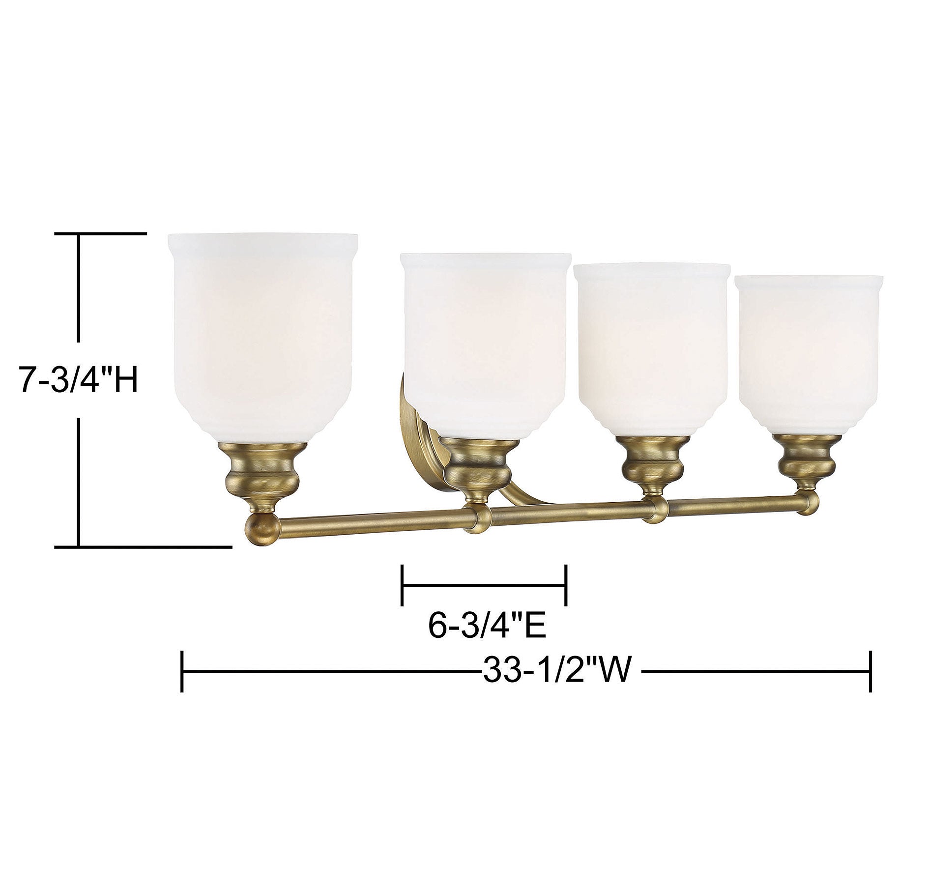 SAVOY HOUSE, MELROSE BATH, BATH VANITY LIGHT