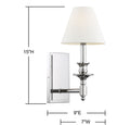 SAVOY HOUSE, WASHBURN SCONCE, WALL SCONCES