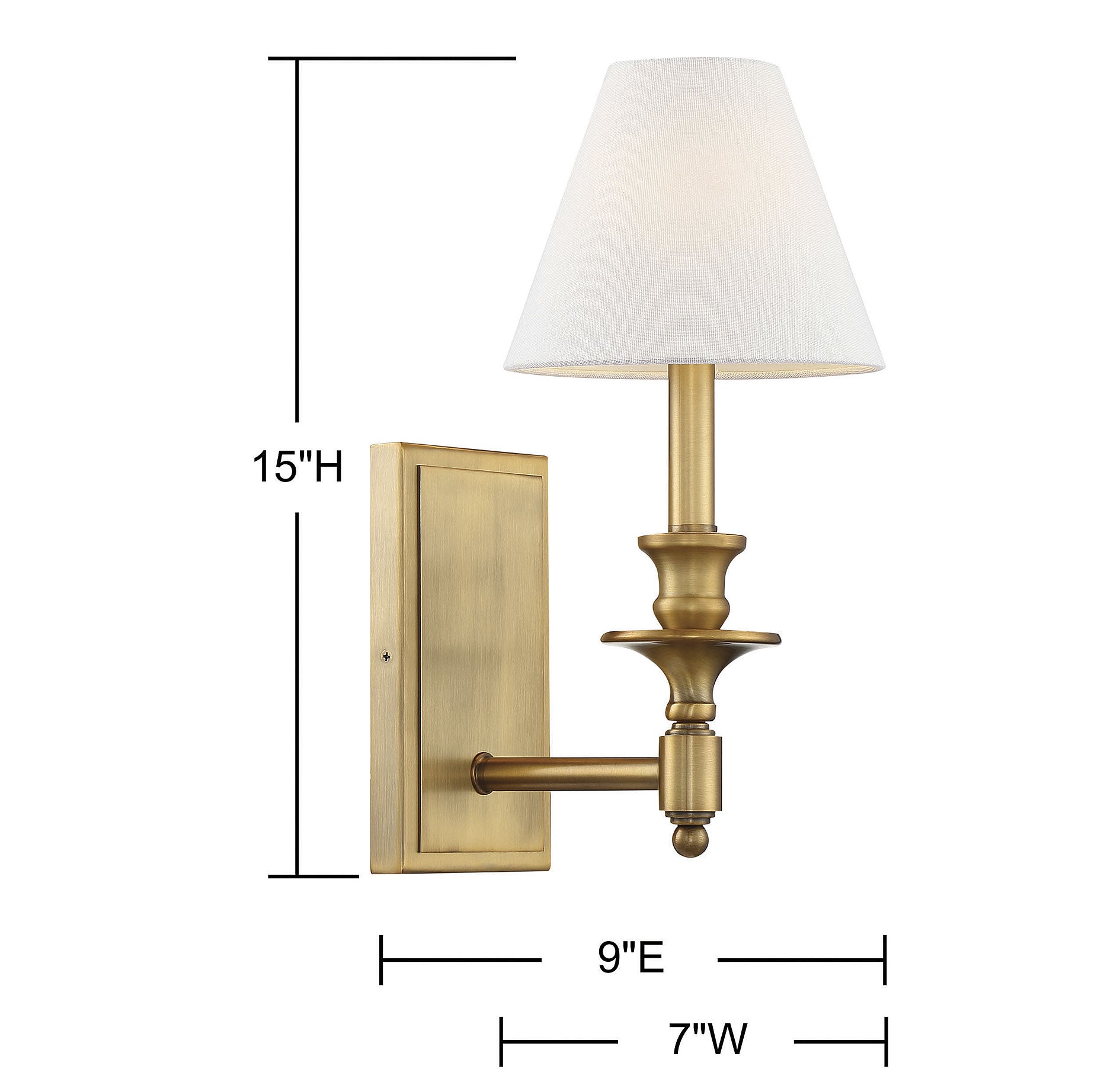 SAVOY HOUSE, WASHBURN SCONCE, WALL SCONCES