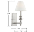 SAVOY HOUSE, WASHBURN SCONCE, WALL SCONCES