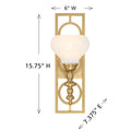 SAVOY HOUSE, ALLSTON SCONCE, WALL SCONCES
