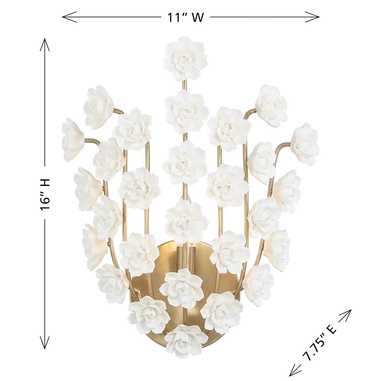 SAVOY HOUSE, FLORES SCONCE, WALL SCONCES