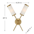 SAVOY HOUSE, DENISON SCONCE, WALL SCONCES