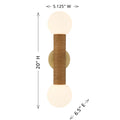 SAVOY HOUSE, JARRELL SCONCE, WALL SCONCES