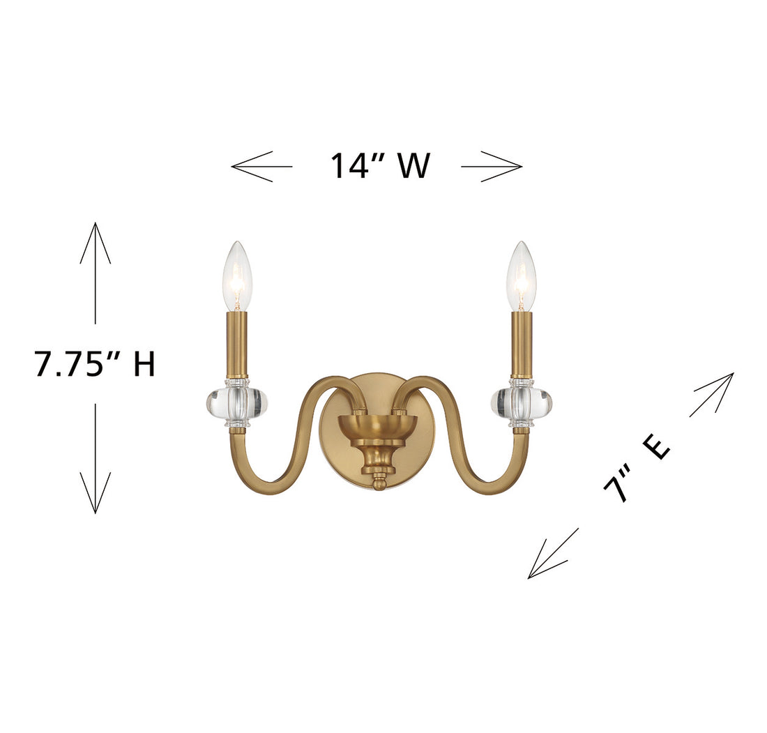 SAVOY HOUSE, BERGDORF SCONCE, WALL SCONCES