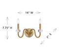 SAVOY HOUSE, BERGDORF SCONCE, WALL SCONCES