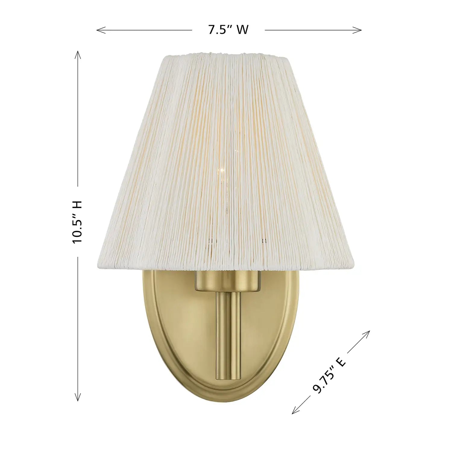 SAVOY HOUSE, ROSA SCONCE, WALL SCONCES
