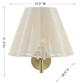 SAVOY HOUSE, ROSA SCONCE, WALL SCONCES