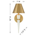 SAVOY HOUSE, HEARNE SCONCE, WALL SCONCES