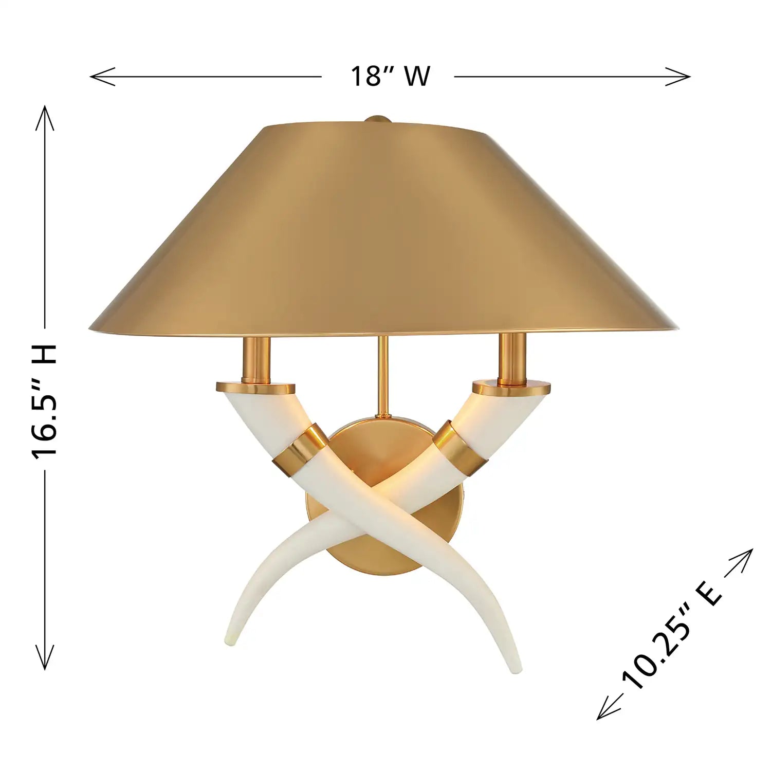 SAVOY HOUSE, HEARNE SCONCE, WALL SCONCES