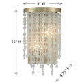 SAVOY HOUSE, JEANETTE SCONCE, WALL SCONCES