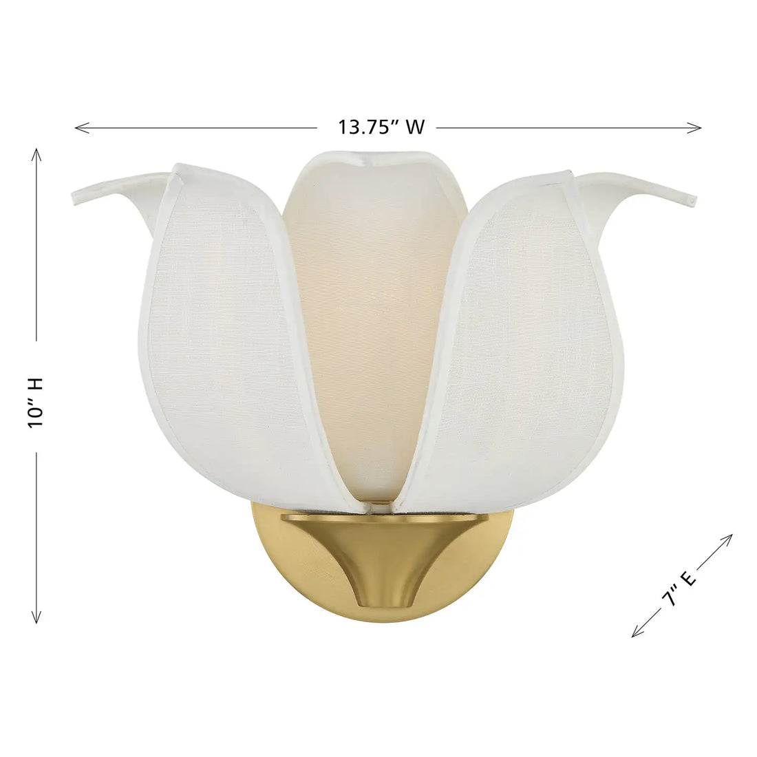 SAVOY HOUSE, ELSIE SCONCE, WALL SCONCES