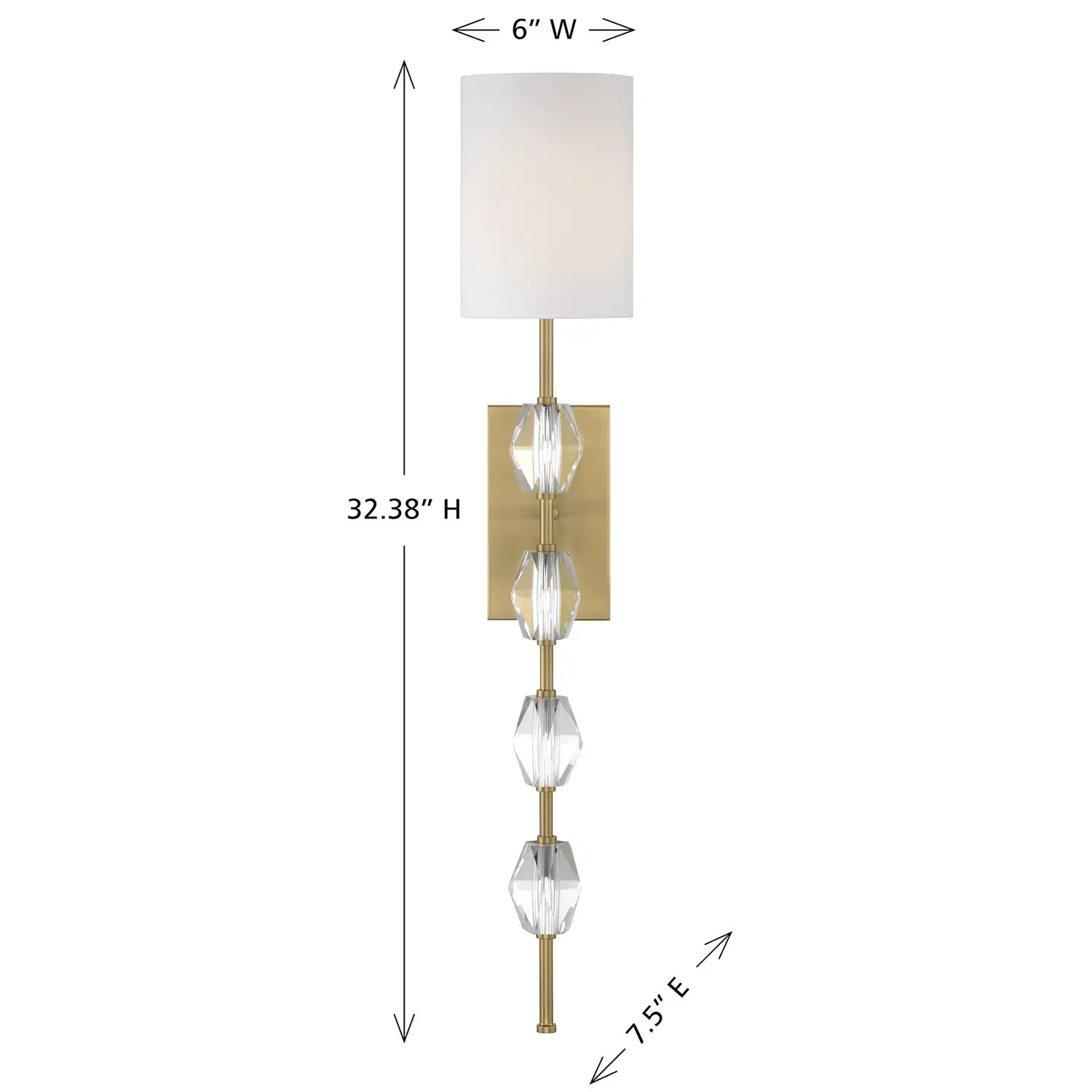 SAVOY HOUSE, SEBRING SCONCE, WALL SCONCES