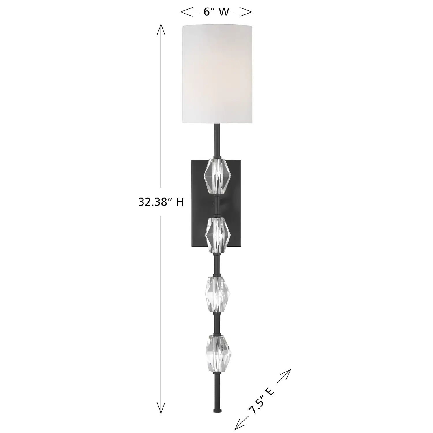 SAVOY HOUSE, SEBRING SCONCE, WALL SCONCES