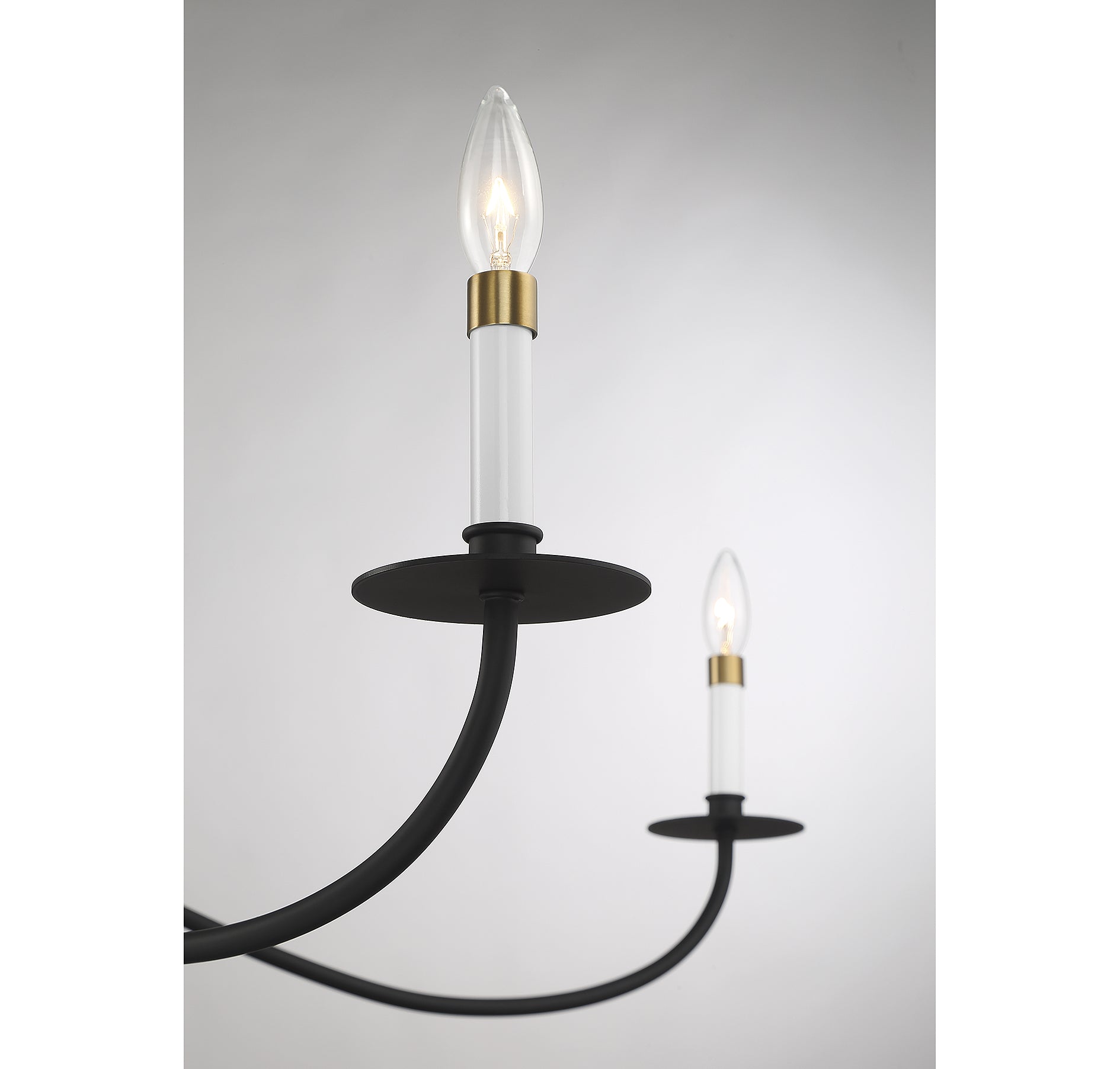 MERIDIAN, SCANDINAVIAN MATTE BLACK CHANDELIER, CHANDELIER LIGHT