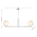 MERIDIAN, MODERN LINEAR CHANDELIER, LINEAR LIGHT
