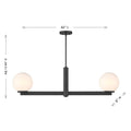 MERIDIAN, MODERN LINEAR CHANDELIER, LINEAR LIGHT
