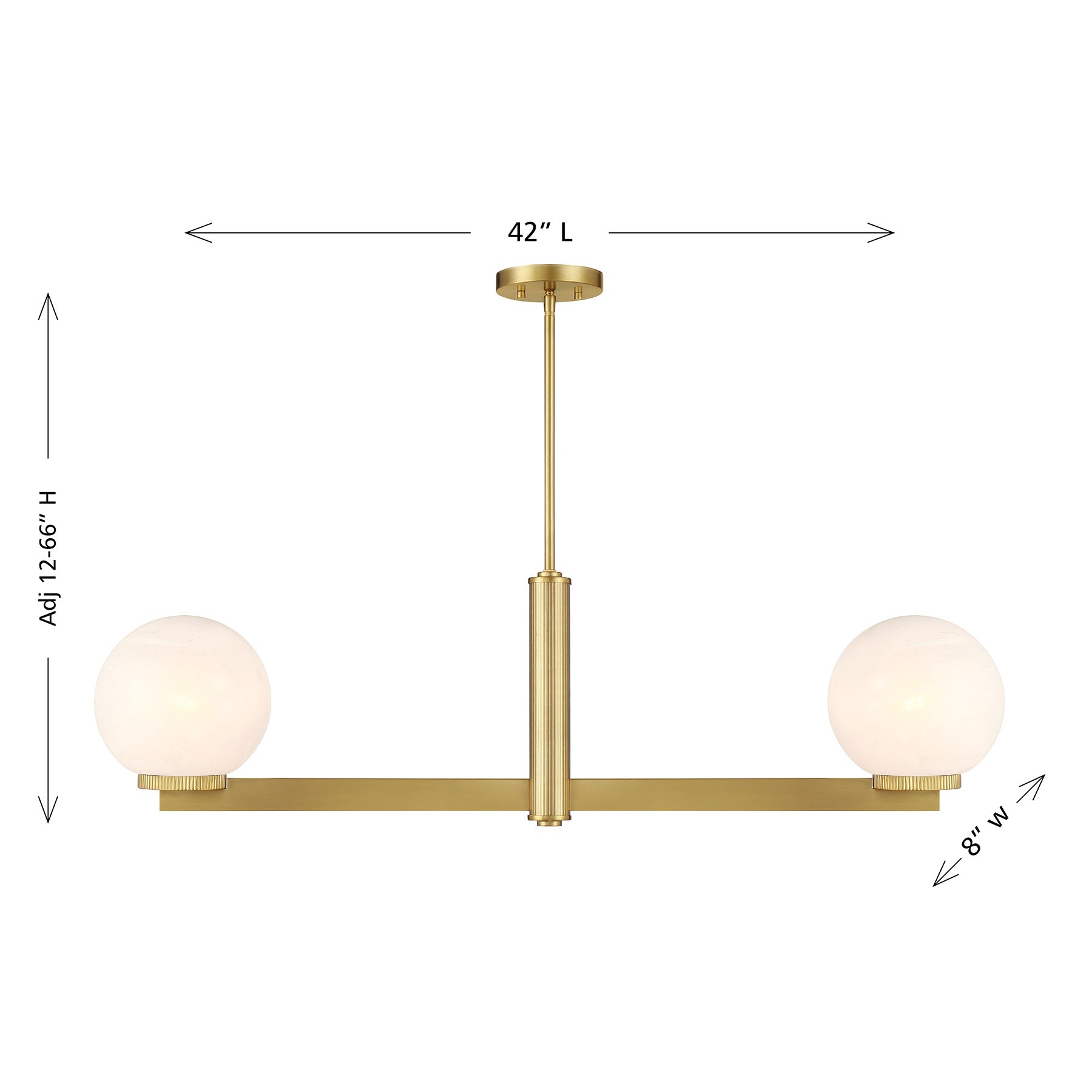 MERIDIAN, MODERN LINEAR CHANDELIER, LINEAR LIGHT