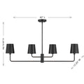 MERIDIAN, CONTEMPORARY LINEAR CHANDELIER, LINEAR LIGHT
