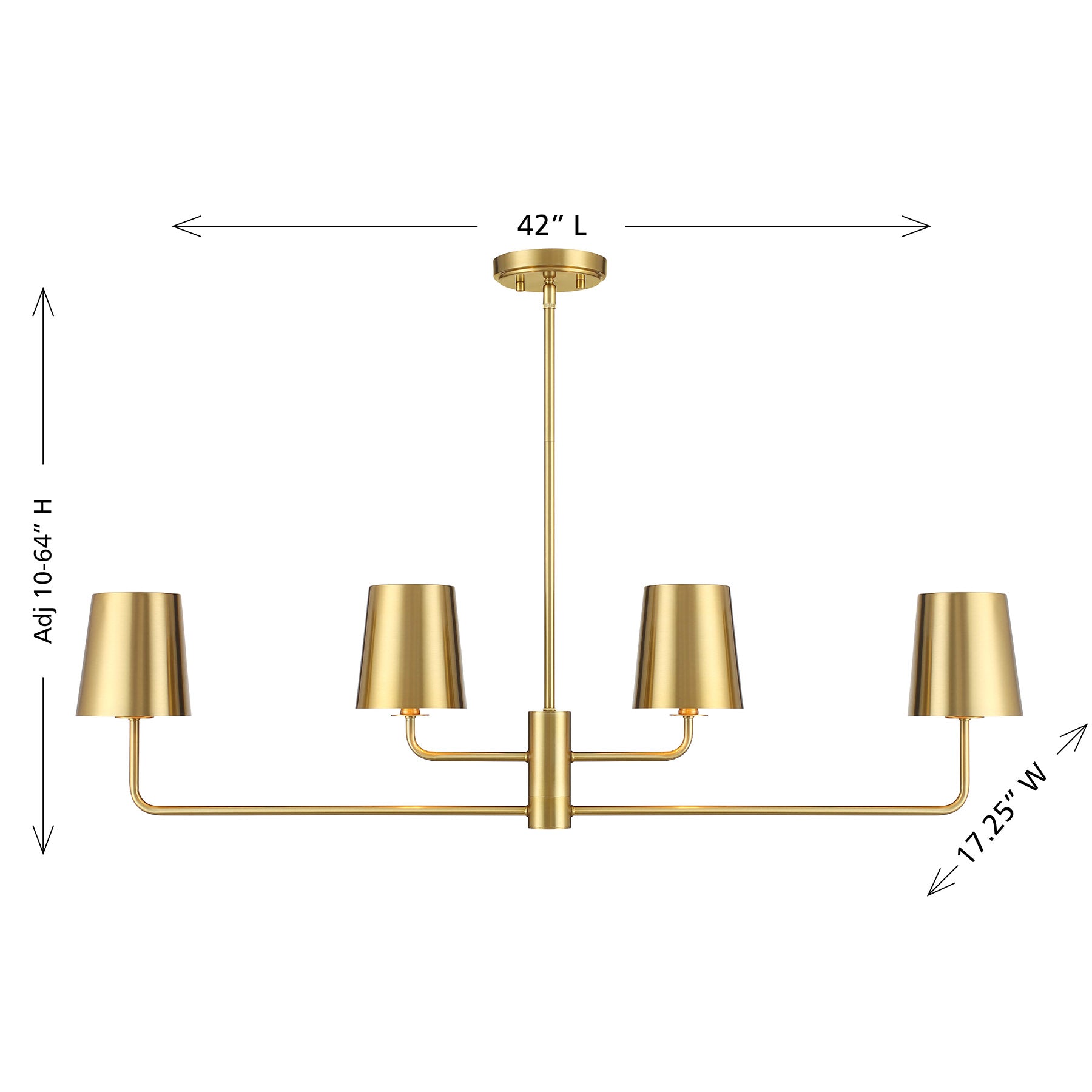 MERIDIAN, CONTEMPORARY LINEAR CHANDELIER, LINEAR LIGHT