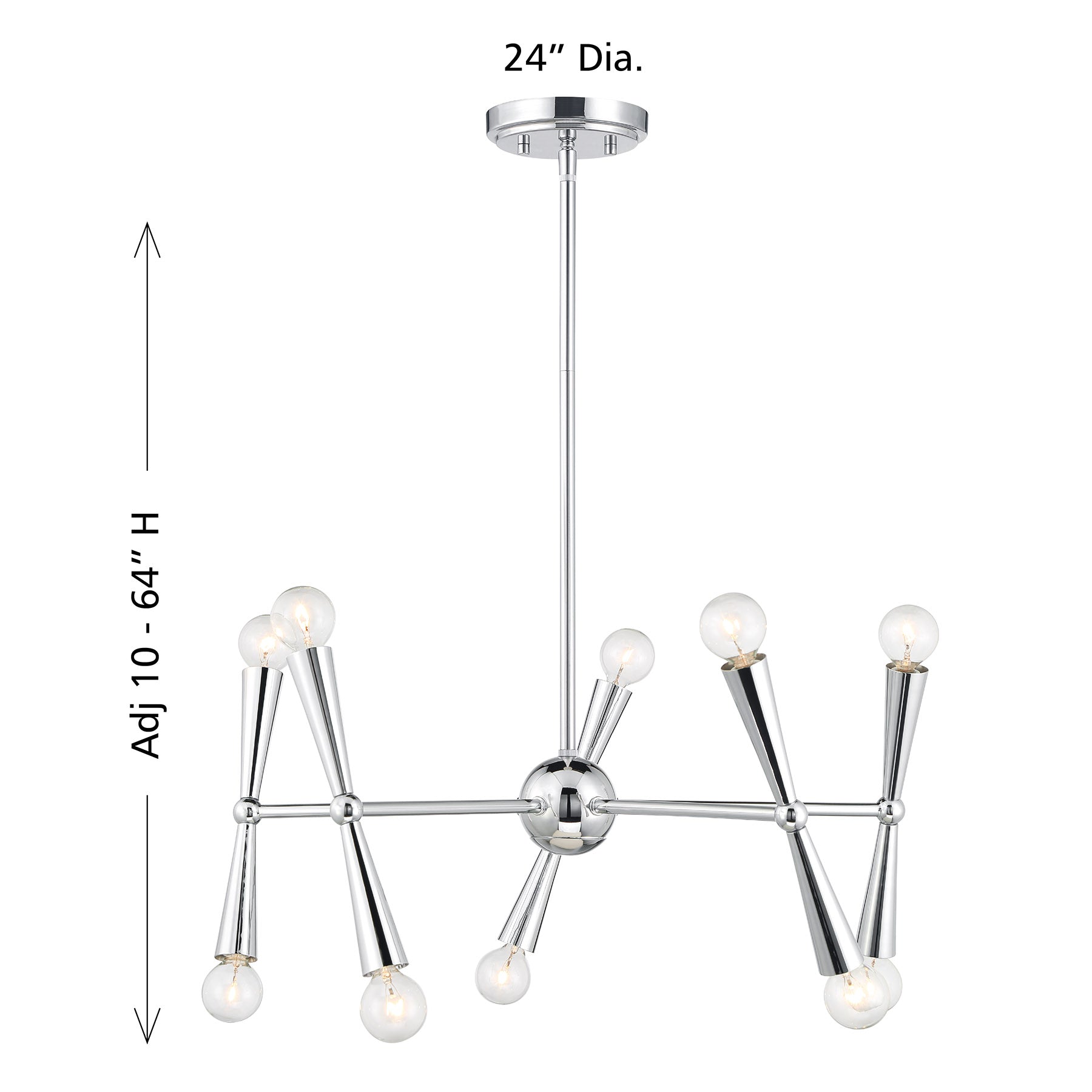 MERIDIAN, CONTEMPORARY CHANDELIER 2, CHANDELIER LIGHT