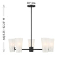 MERIDIAN, MID-CENTURY MODERN CHANDELIER, CHANDELIER LIGHT