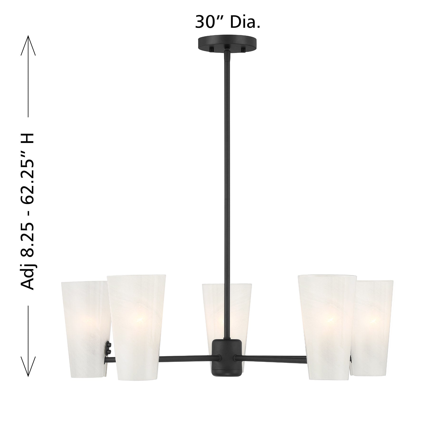 MERIDIAN, MID-CENTURY MODERN CHANDELIER, CHANDELIER LIGHT