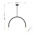 MERIDIAN, CONTEMPORARY CHANDELIER 3, CHANDELIER LIGHT