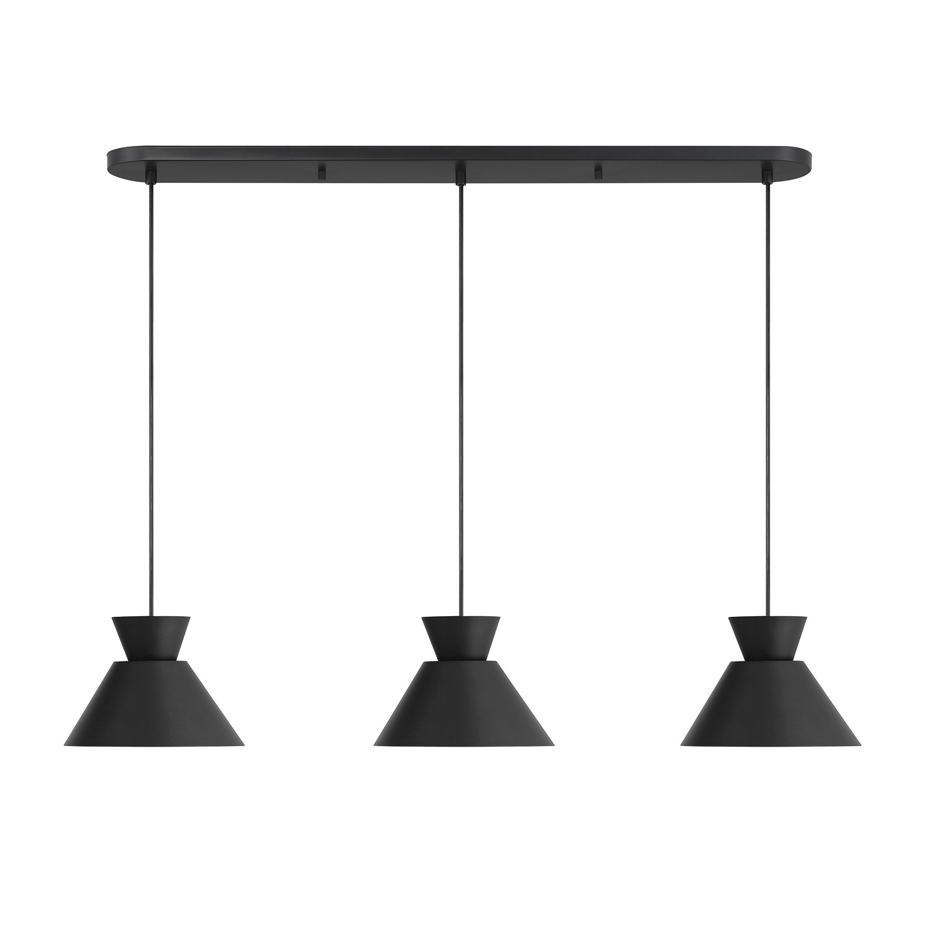 MERIDIAN, MID-CENTURY MODERN LINEAR CHANDELIER, LINEAR LIGHT