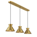 MERIDIAN, MID-CENTURY MODERN LINEAR CHANDELIER, LINEAR LIGHT