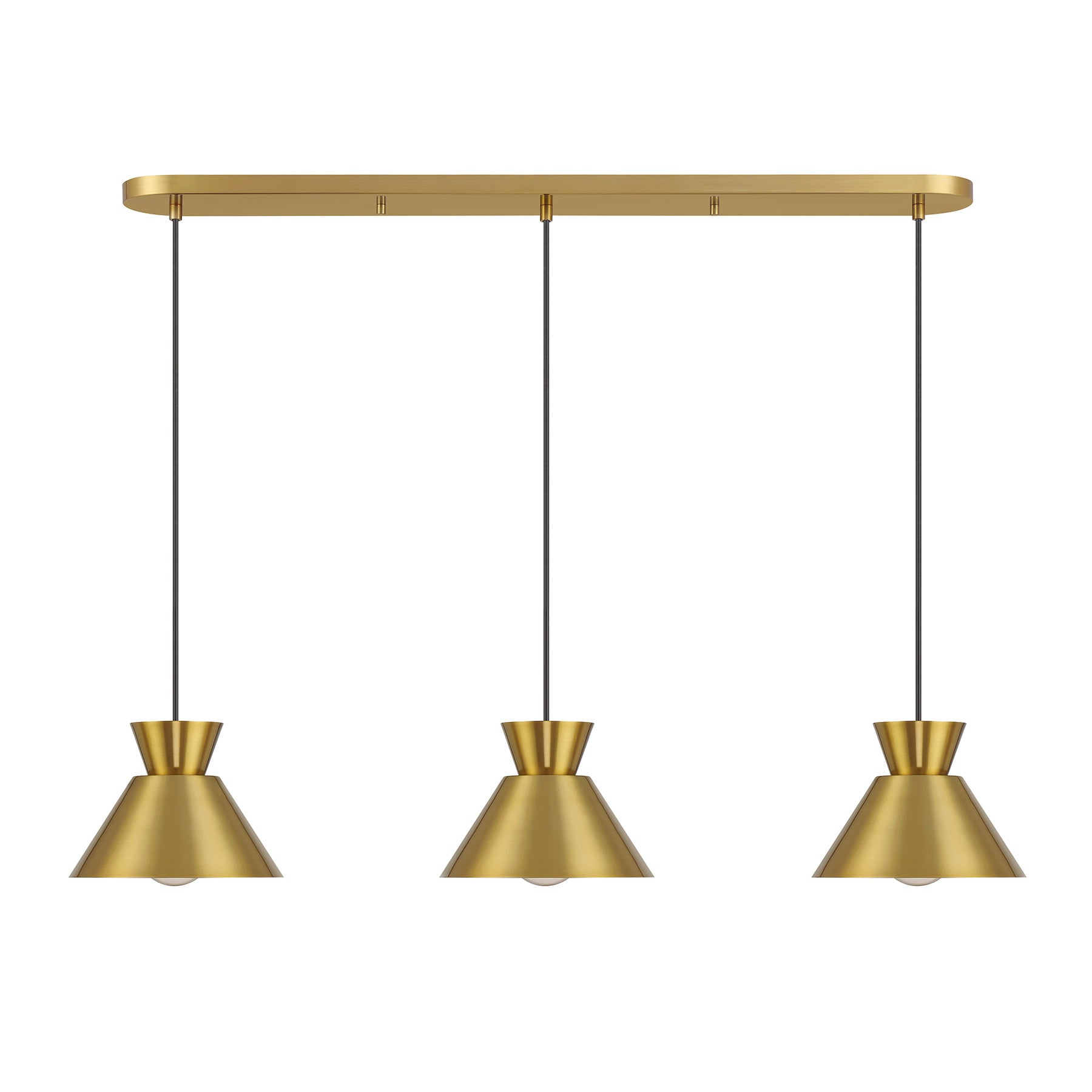 MERIDIAN, MID-CENTURY MODERN LINEAR CHANDELIER, LINEAR LIGHT