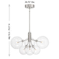 MERIDIAN, CONTEMPORARY CHANDELIER 4, CHANDELIER LIGHT