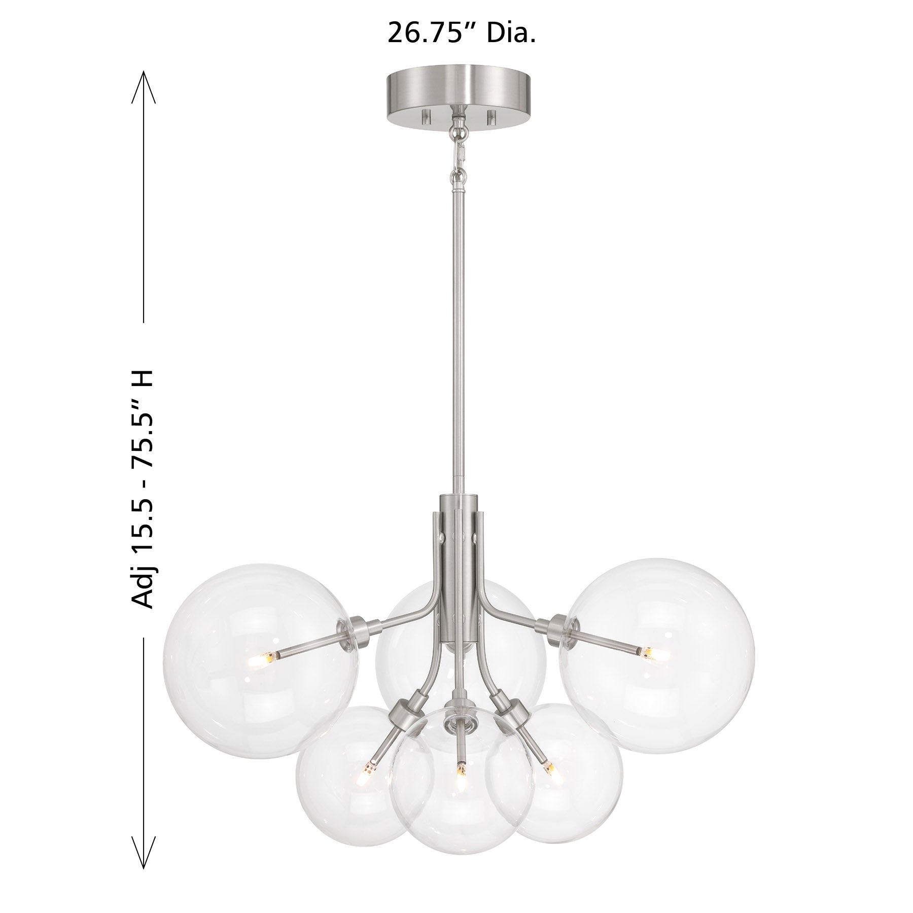MERIDIAN, CONTEMPORARY CHANDELIER 4, CHANDELIER LIGHT