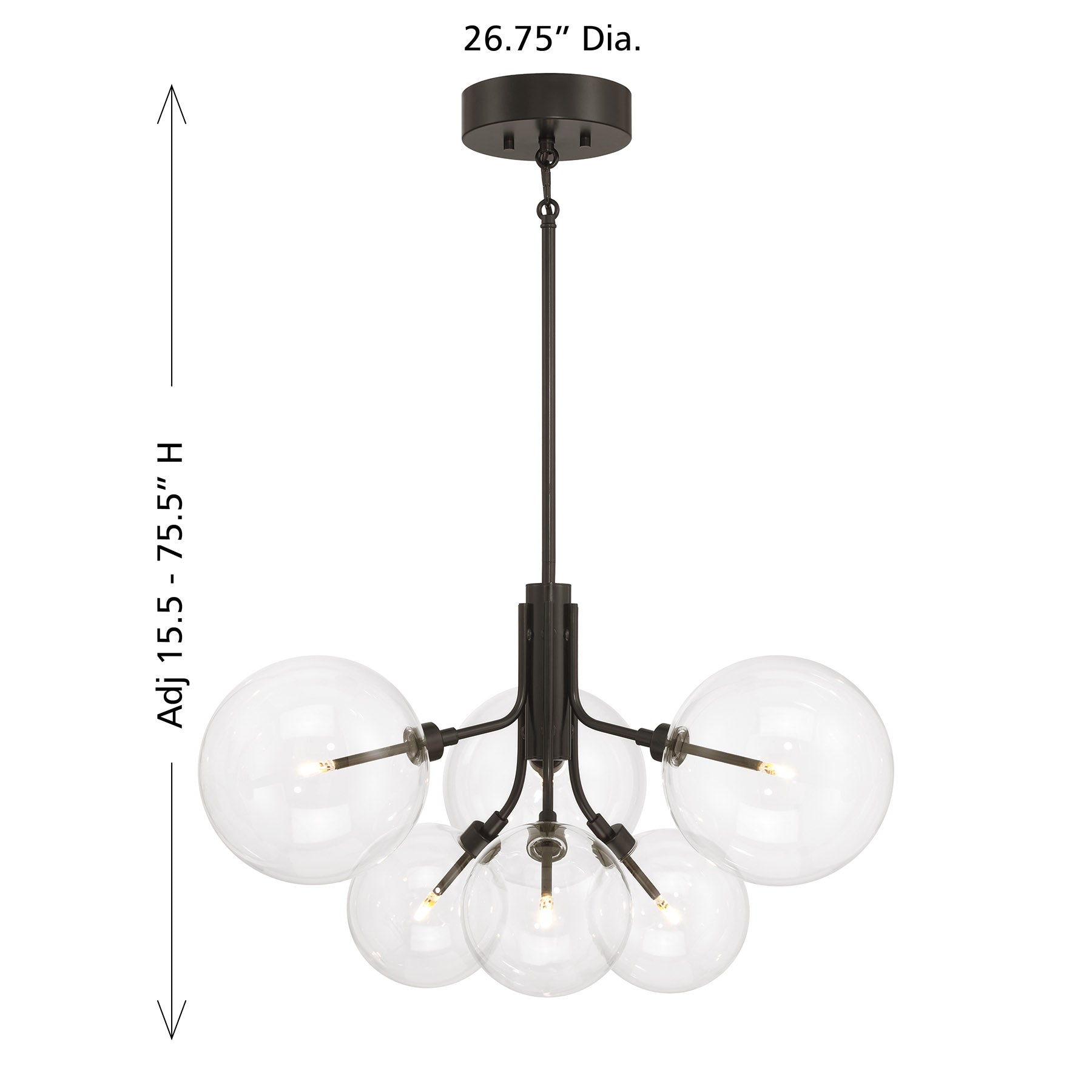 MERIDIAN, CONTEMPORARY CHANDELIER 4, CHANDELIER LIGHT