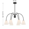 MERIDIAN, MODERN CHANDELIER 2, CHANDELIER LIGHT