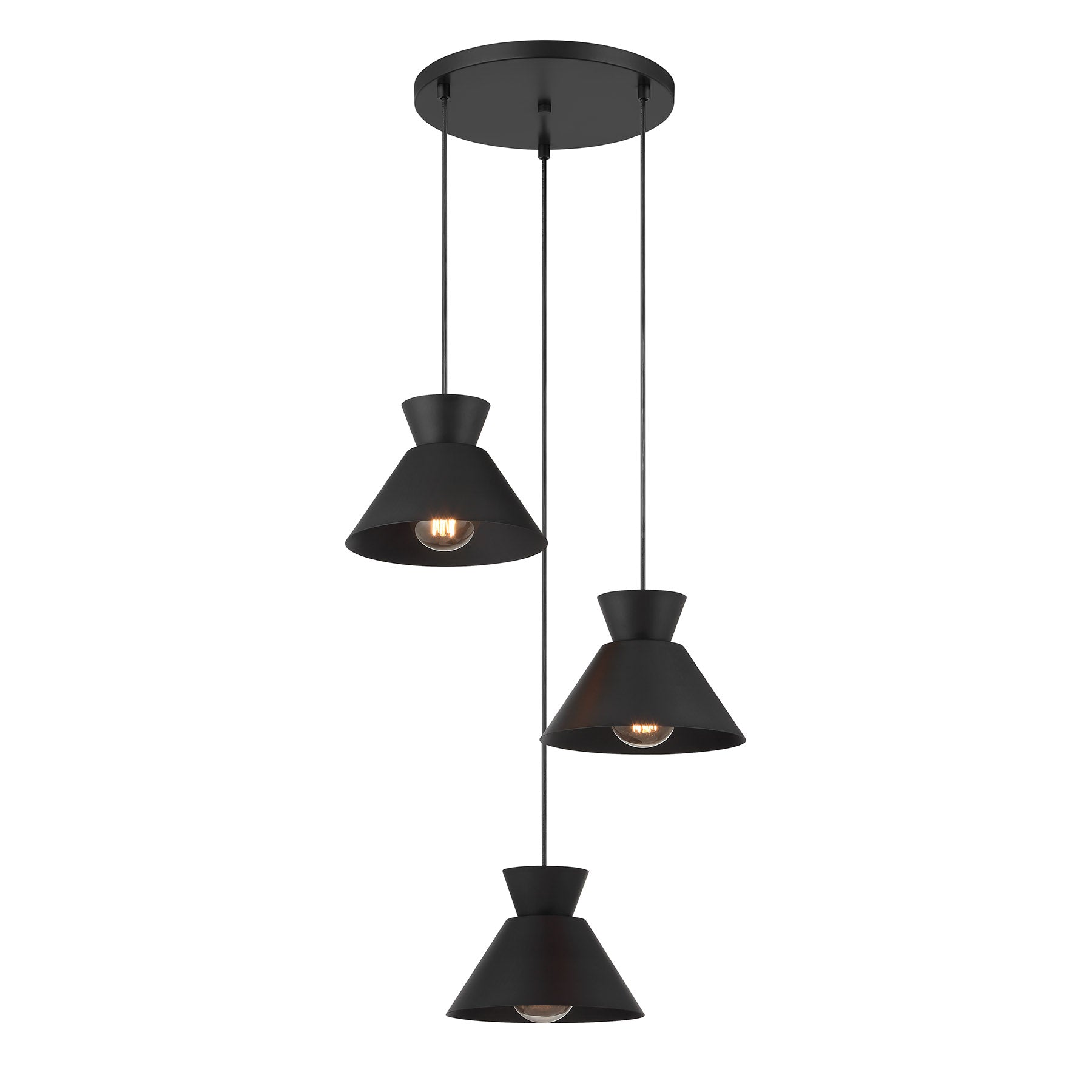 MERIDIAN, MID-CENTURY MODERN CHANDELIER 2, CHANDELIER LIGHT