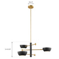 MERIDIAN, CONTEMPORARY CHANDELIER 6, CHANDELIER LIGHT