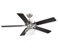 MERIDIAN, FARMHOUSE INDUSTRIAL CEILING FAN, INDOOR CEILING FANS