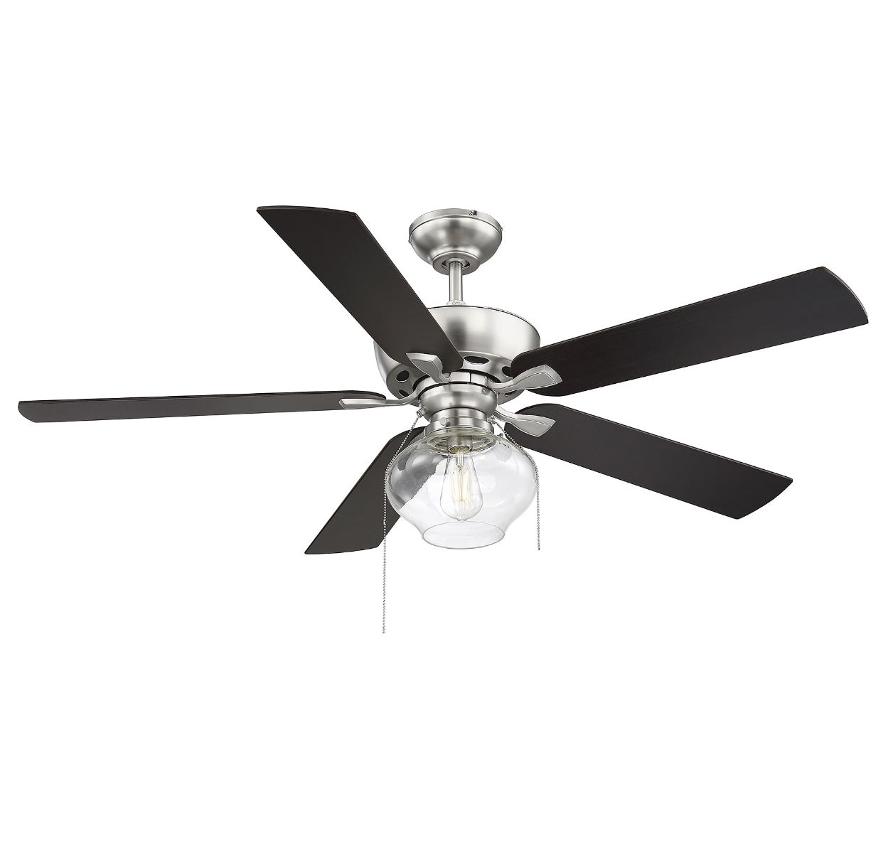 MERIDIAN, FARMHOUSE INDUSTRIAL CEILING FAN, INDOOR CEILING FANS