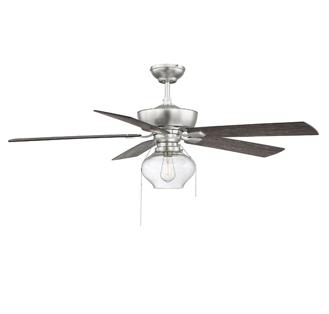 MERIDIAN, FARMHOUSE INDUSTRIAL CEILING FAN, INDOOR CEILING FANS