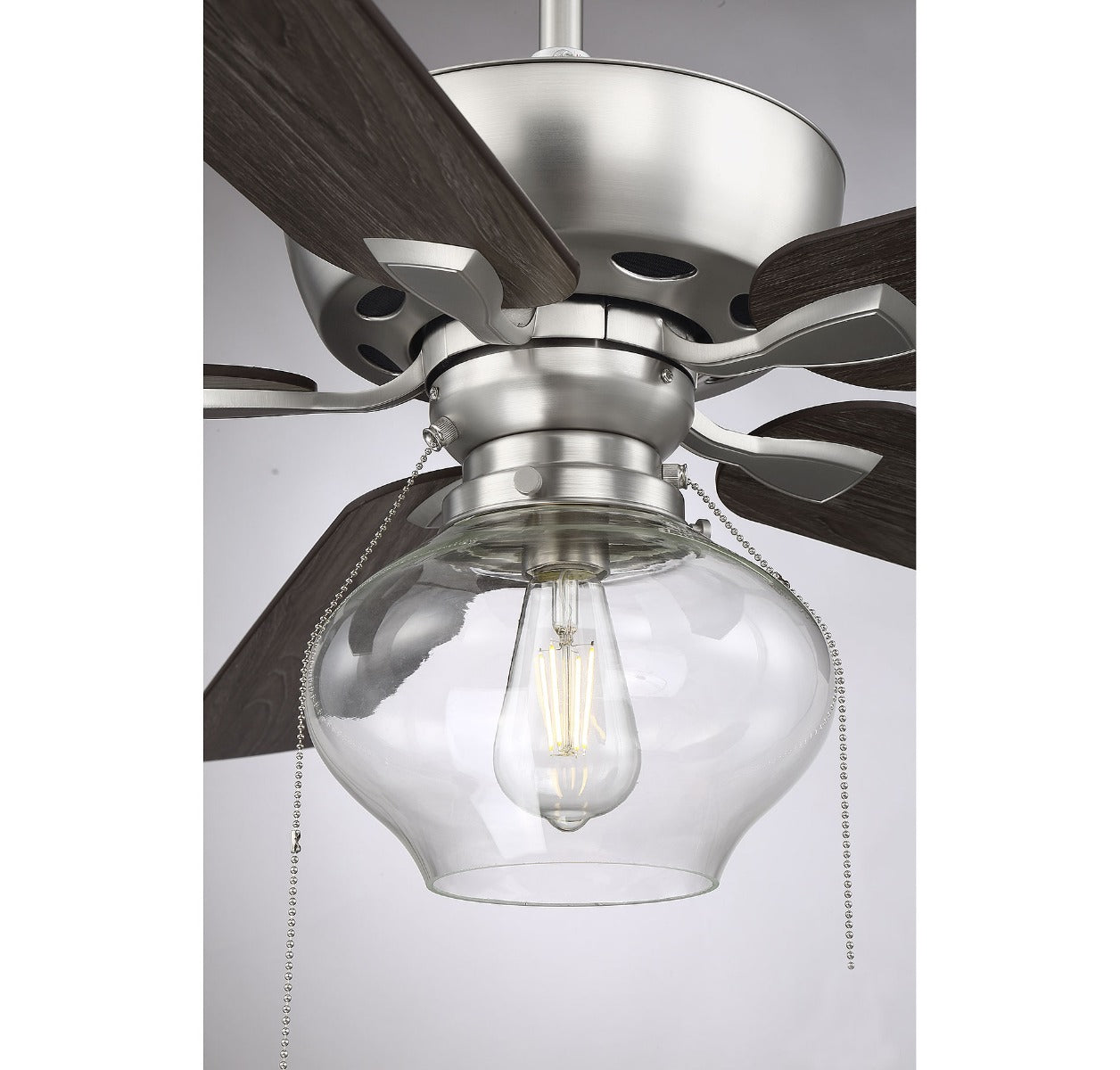 MERIDIAN, FARMHOUSE INDUSTRIAL CEILING FAN, INDOOR CEILING FANS