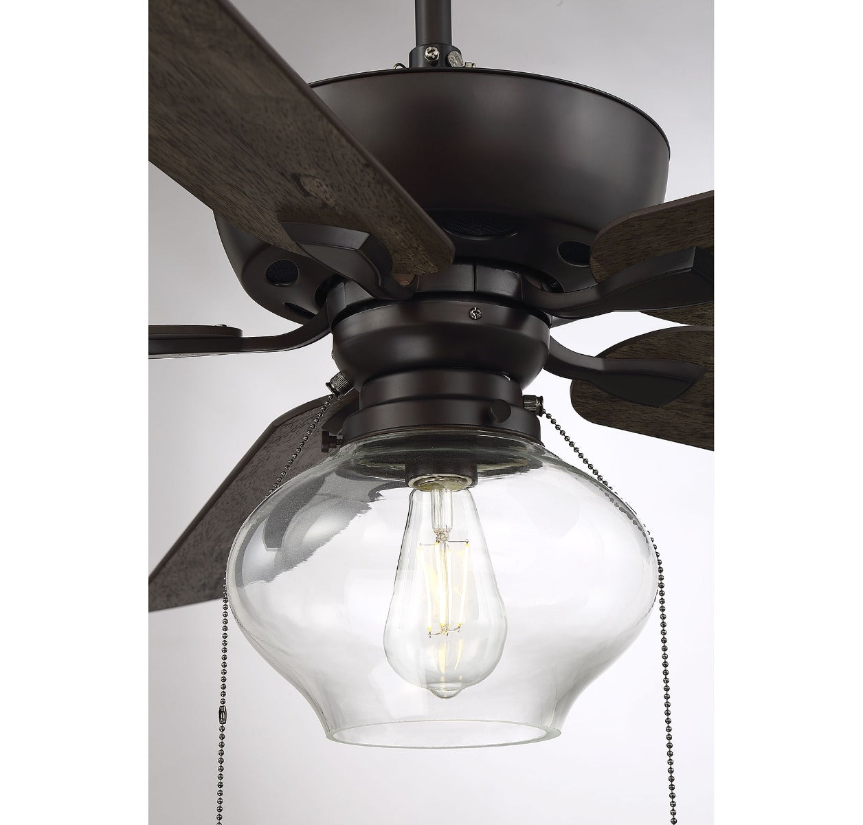 MERIDIAN, FARMHOUSE INDUSTRIAL CEILING FAN, INDOOR CEILING FANS
