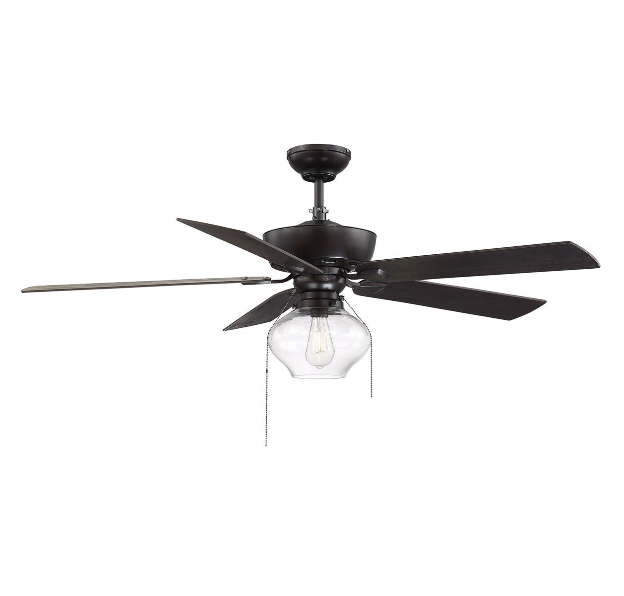 MERIDIAN, FARMHOUSE INDUSTRIAL CEILING FAN, INDOOR CEILING FANS